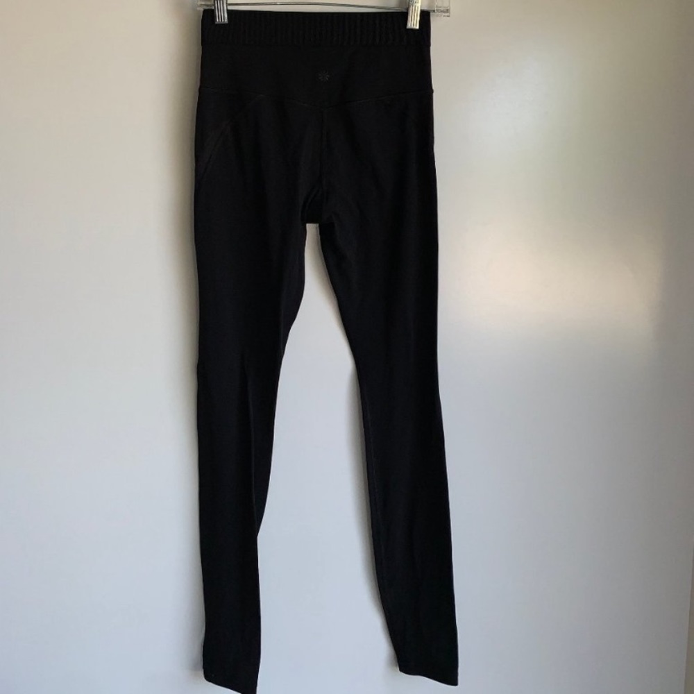 ATHLETA Arita Heel Tights | Black | High Rise | Size S - Picture 5 of 10